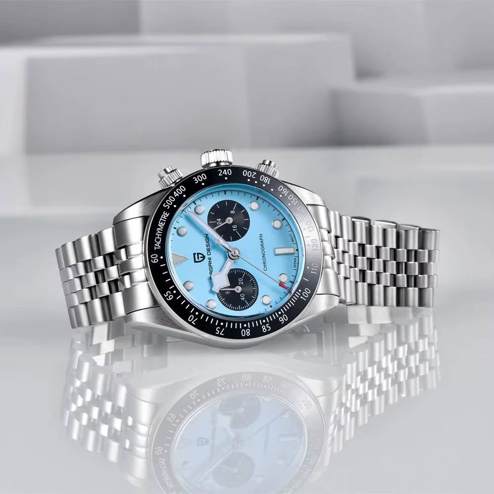 Nouvelle montre chronographe de luxe PAGANI DESIGN BB Flamingo 2026 pour homme