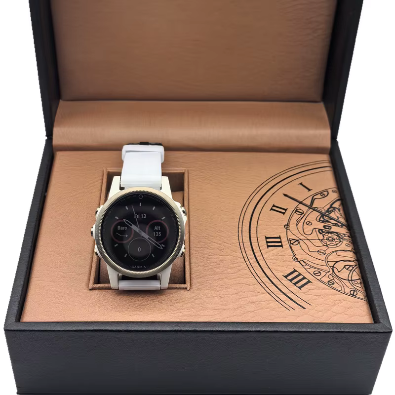 Montre GPS Garmin Fenix 5S 42 mm avec moniteur de fréquence cardiaque optique pour les sports de plein air