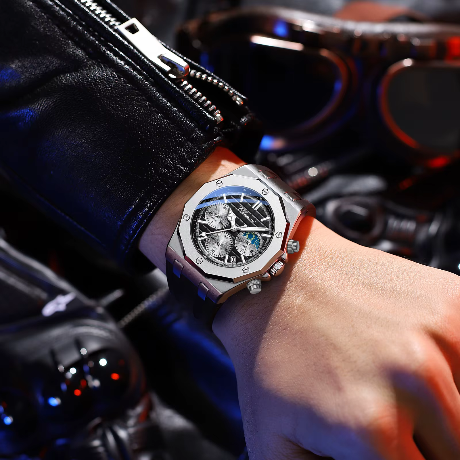 CHENXI Top marque montres de luxe pour hommes chronographe multifonctionnel Quartz