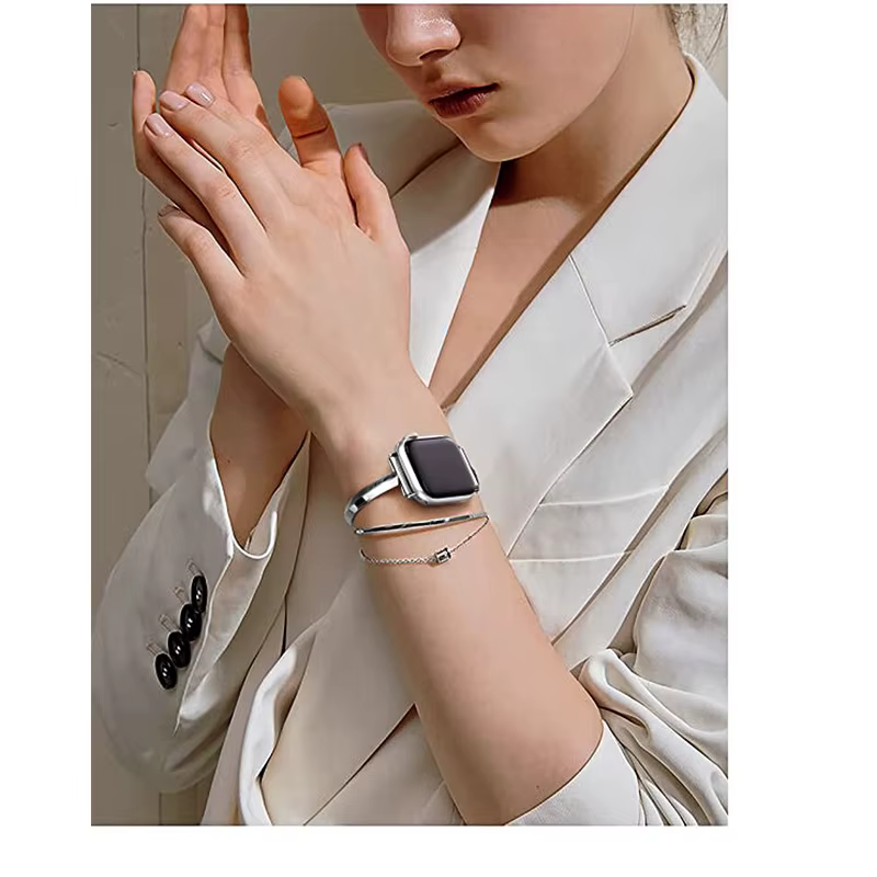Bracelet de montre de luxe pour Apple Watch série 10 9 8 7 41 45mm 6 Se 5 4 femmes