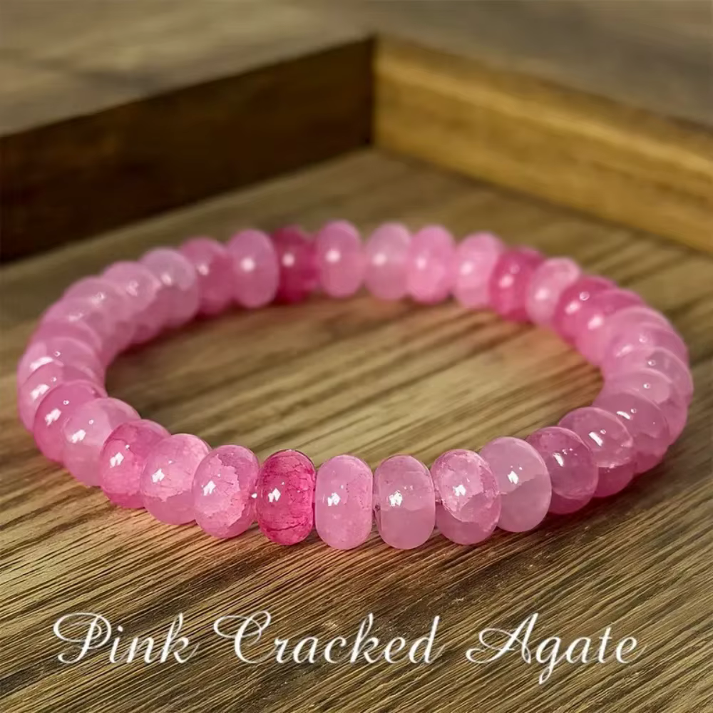 Bracelets multicolores en pierres de cristal pour femmes et hommes