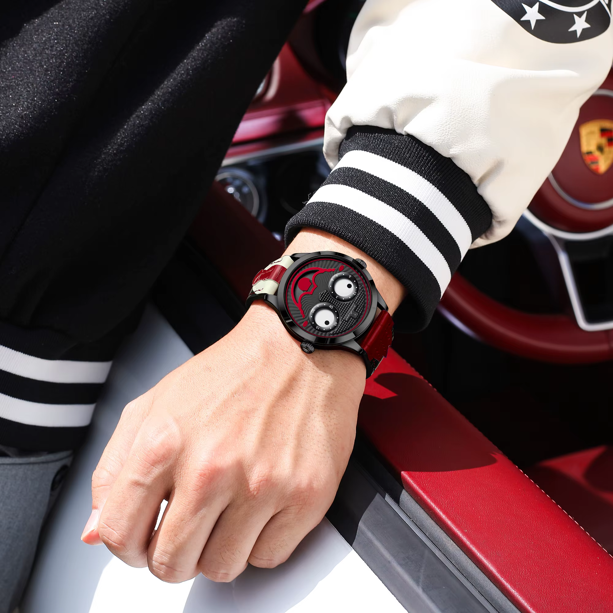 Montre POEDAGAR unique et originale pour homme