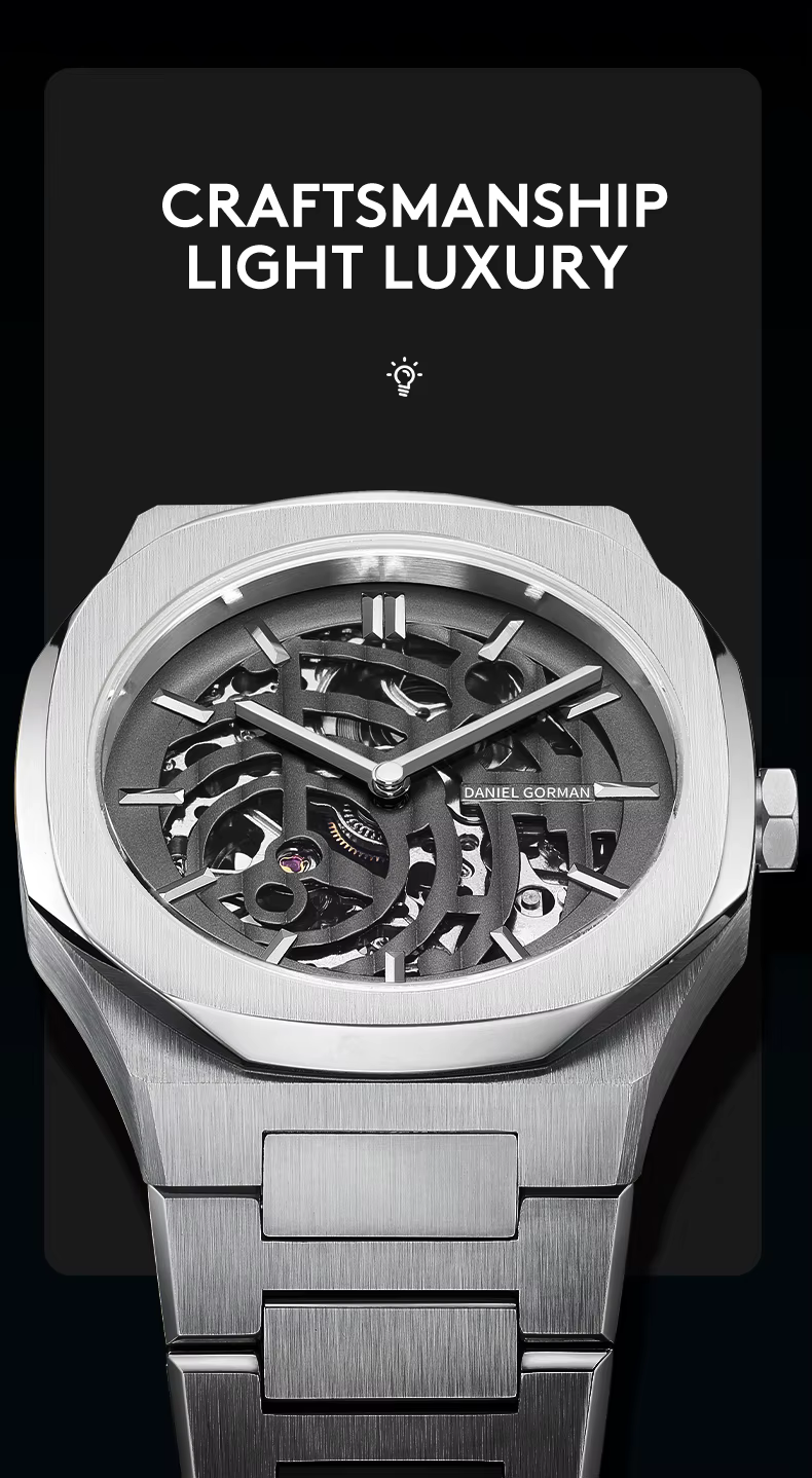 Daniel Gorman Dg8126 hommes luxe Relogio garçons montre fabricants en acier inoxydable en gros