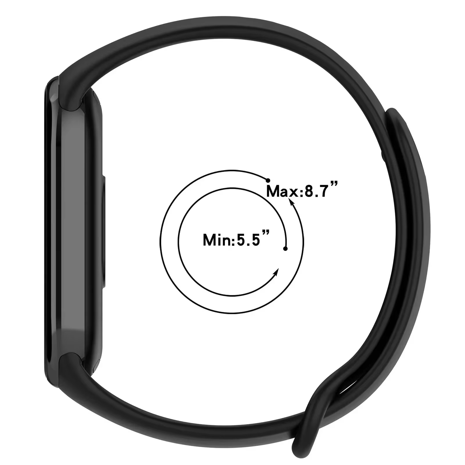 Bracelet en caoutchouc pour Mi Band 8