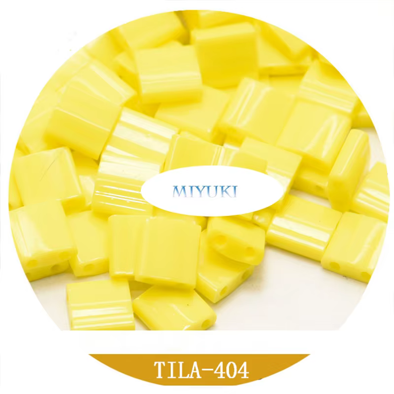 Miyuki – perles de Tila faites à la main, 5x5x1.9mm, série de couleurs unies, en verre, pour fabriquer des bijoux, importé du japon