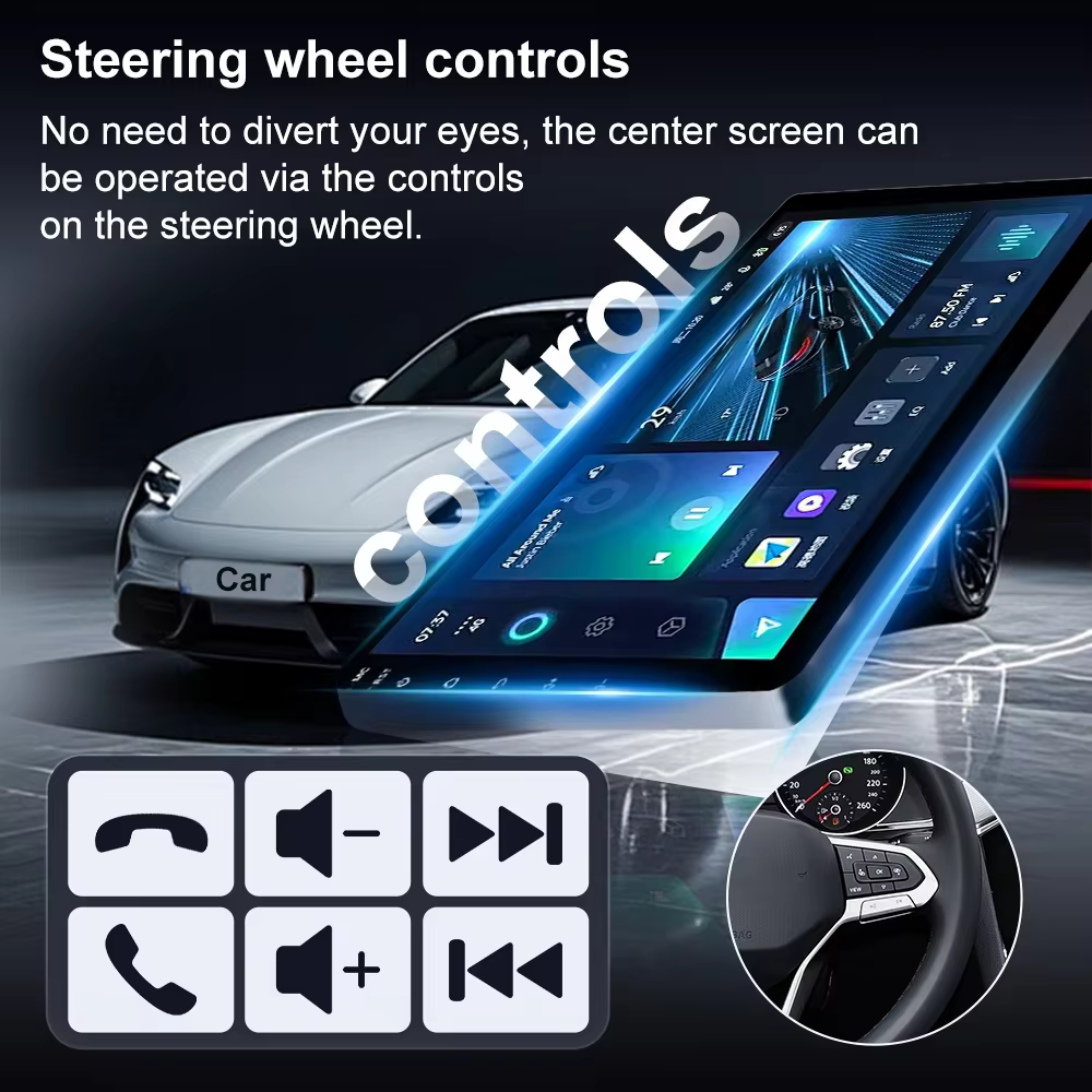 Android 16 pour Peugeot 208 2008 Série 2012-2018 Autoradio BT Navigation GPS Vidéo Wifi 5G Systèmes Intelligents de Voiture Affichage DVD