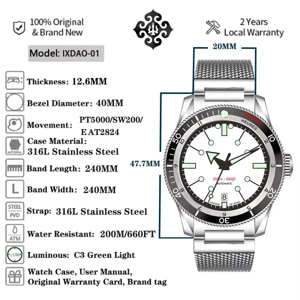 Montre IX&DAO 5303 GMT 2025 Nouvelle