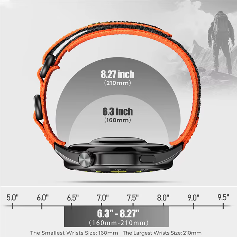 Bracelet de remplacement en nylon pour sports de plein air