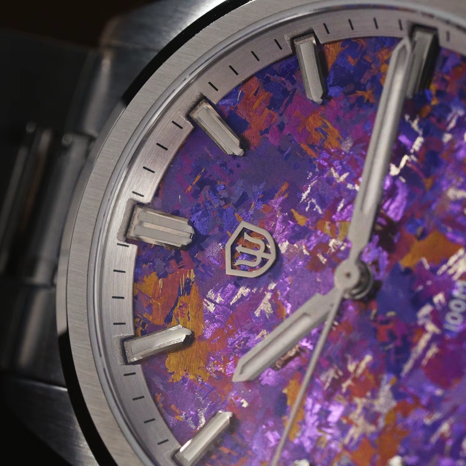 Watchdives WD0003C Nouvelle montre de luxe à cadran en titane effet cristal de glace Mouvement VH31 Verre saphir