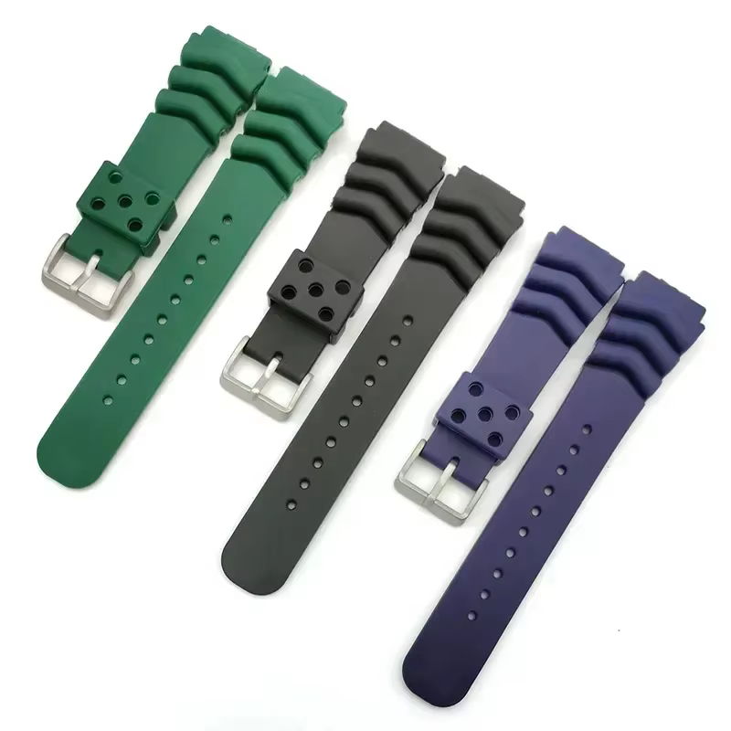 Bracelet de montre en résine pour Seiko 20 22mm