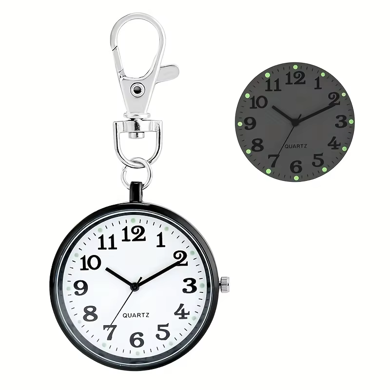 Nouvelle petite montre de poche à Quartz mignonne avec porte-clés