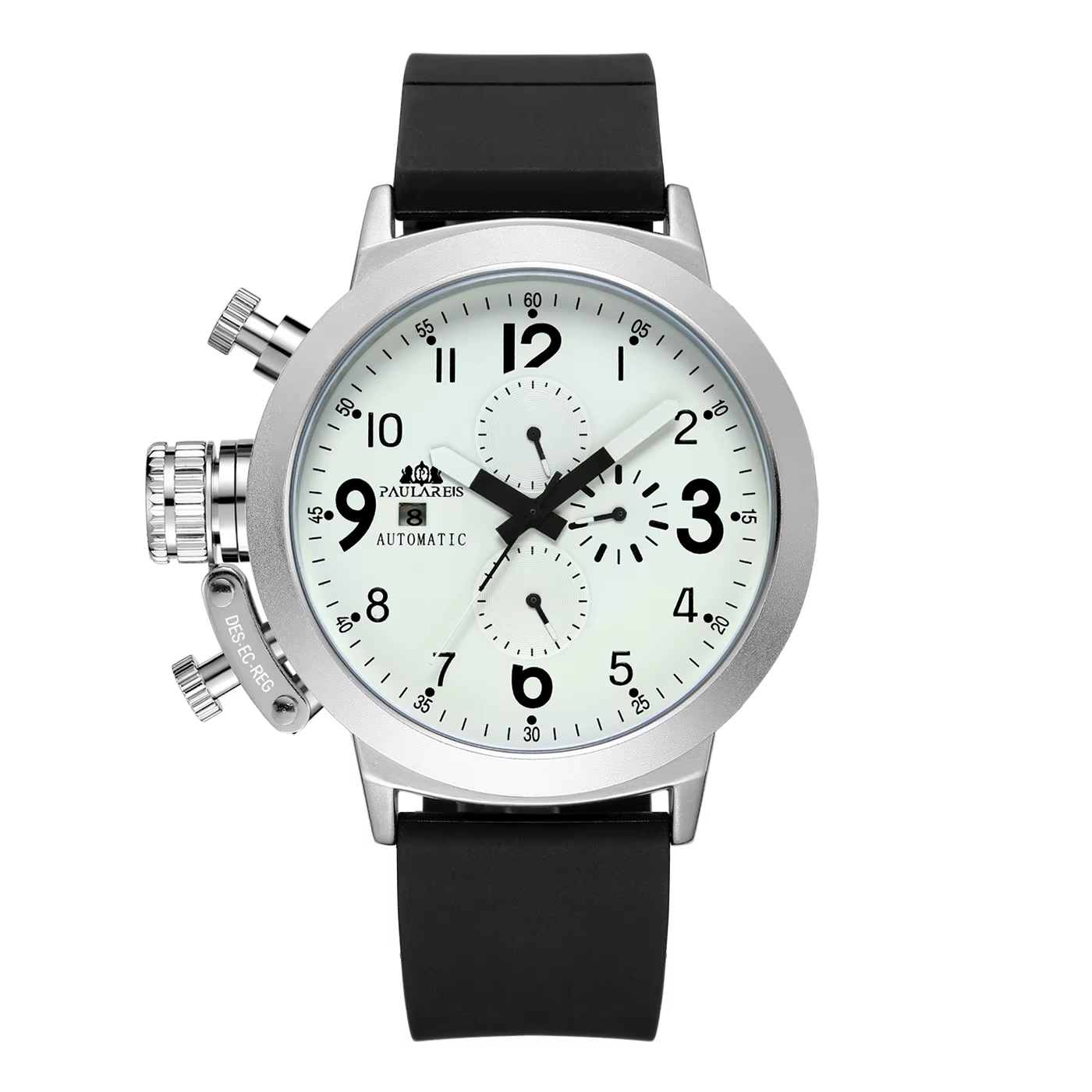 Montre automatique mécanique à remontage automatique pour homme