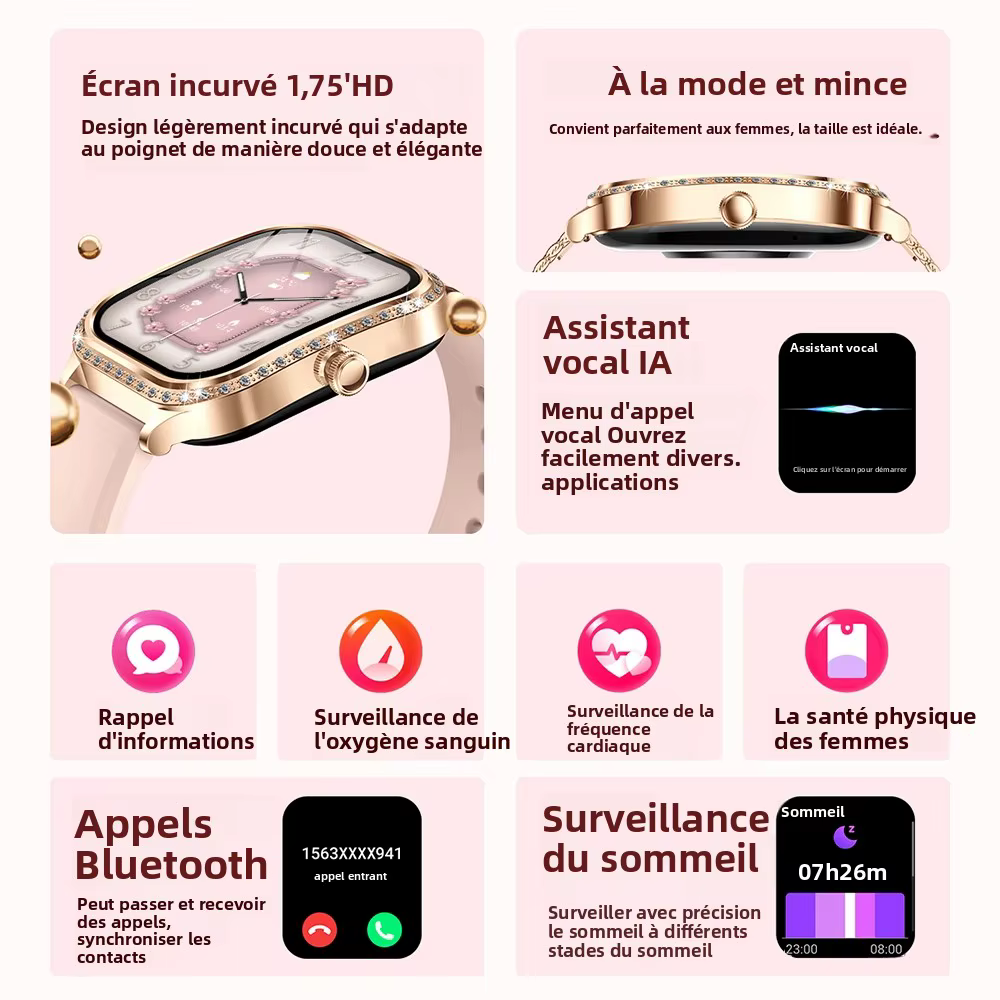 Montre connectée pour femmes