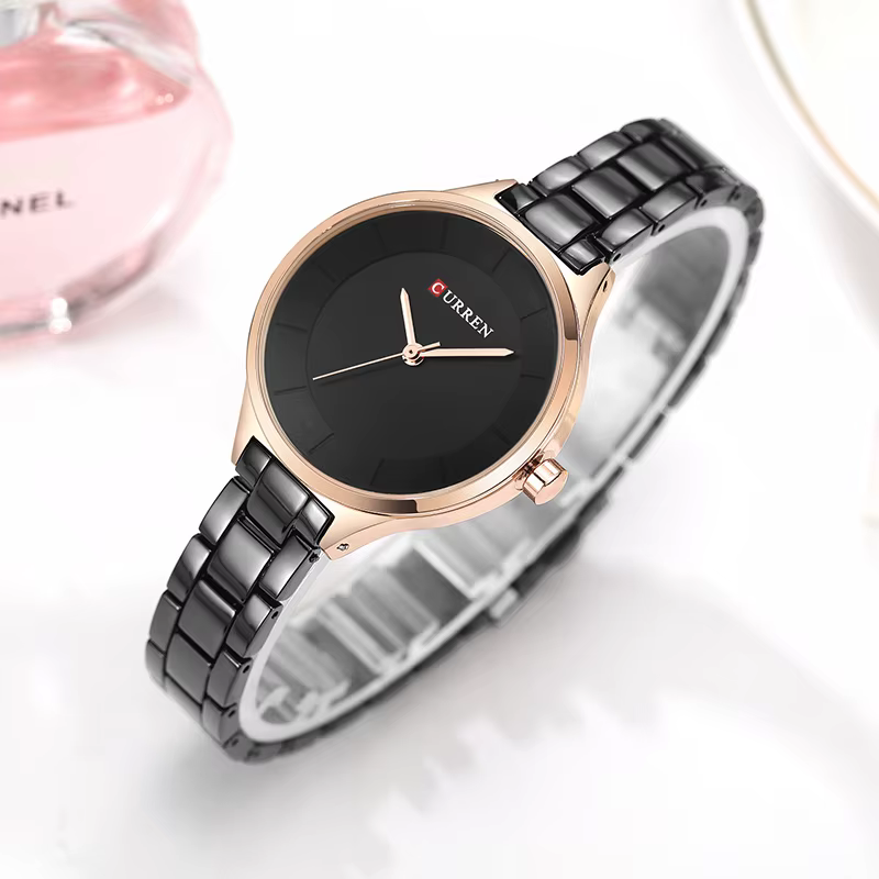 TOP luxe or Rose montre pour femme en acier inoxydable dames montres Relogio Feminino mode