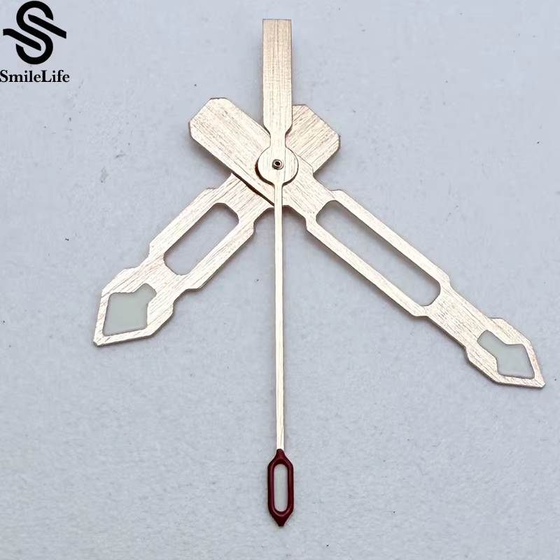 Aiguilles de montre creuses en or rose NH35