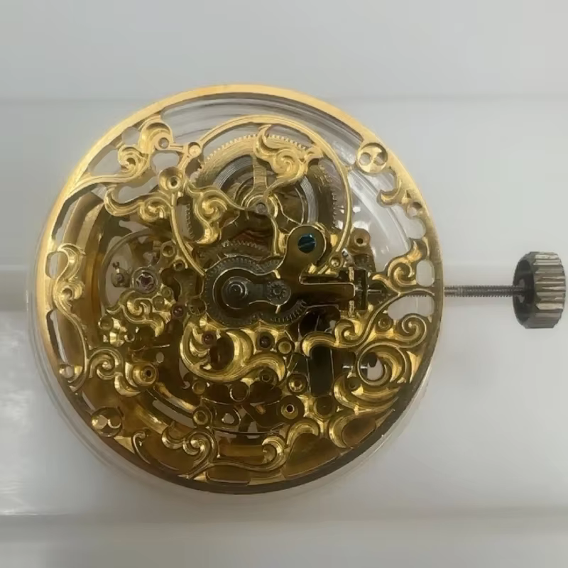 Accessoires de montre : Mouvement squelette gravé Hangzhou