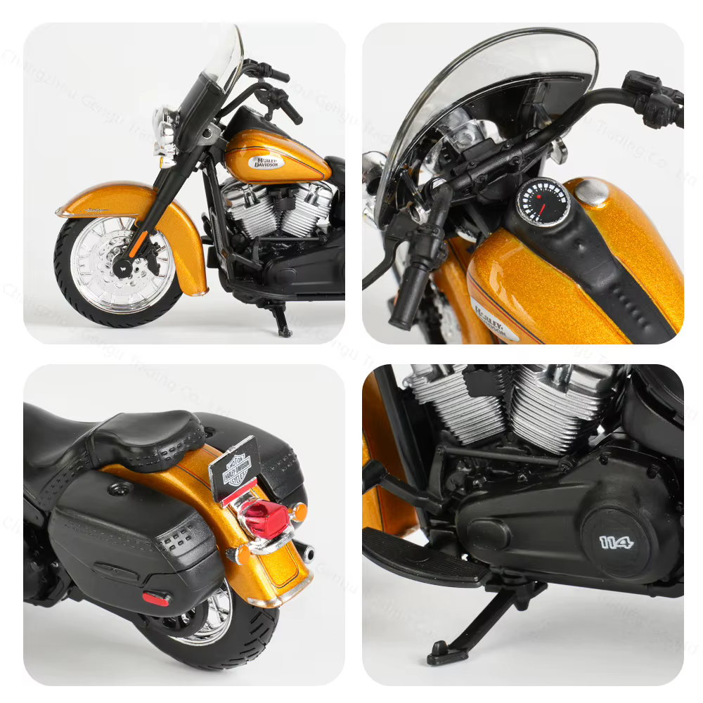 Maisto 1:18 harley-davidson 2023 HARLEY-DAVIDSON héritage classique moulé sous pression véhicules loisirs de collection moto modèle jouets