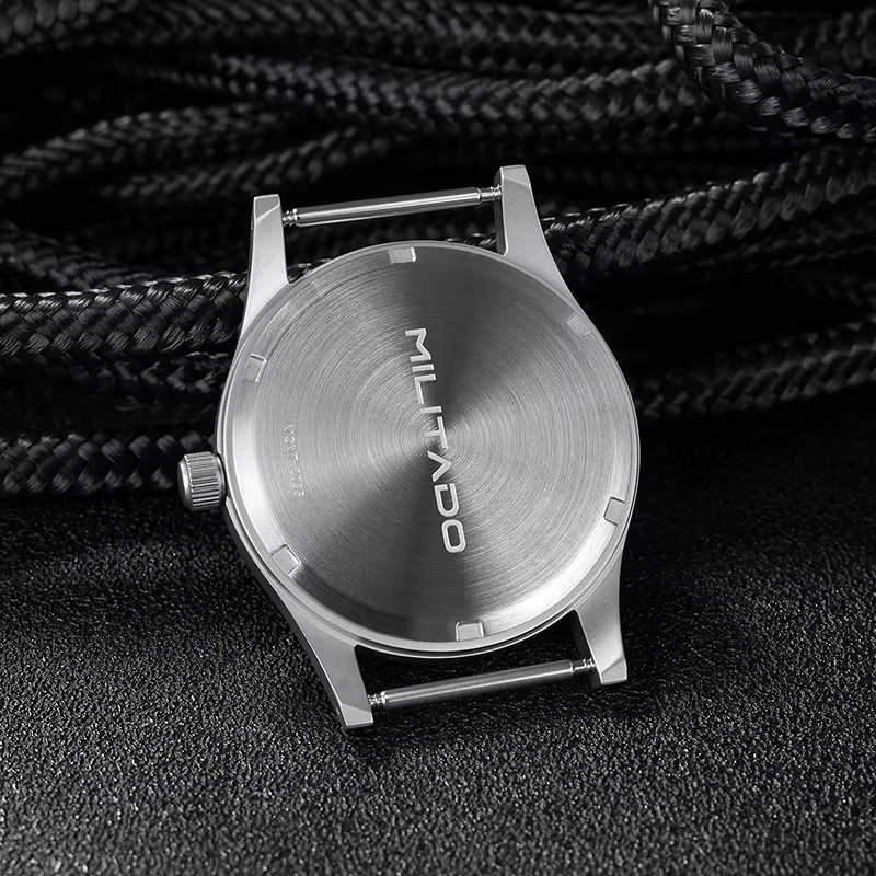 Militado ML05 38mm montre à Quartz mis5 2035/Ronda 515 mouvement montres bombé saphir cristal lumineux 100m