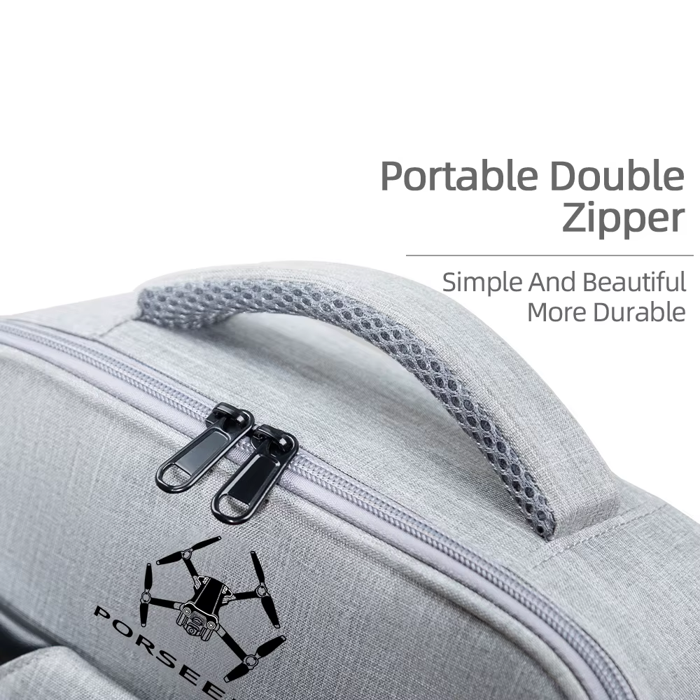 Sac à bandoulière portable mini 4 compartiments, sac à dos de protection, étui de transport pour drone DJI Mini 3 Pro, télécommande, batterie et accessoires