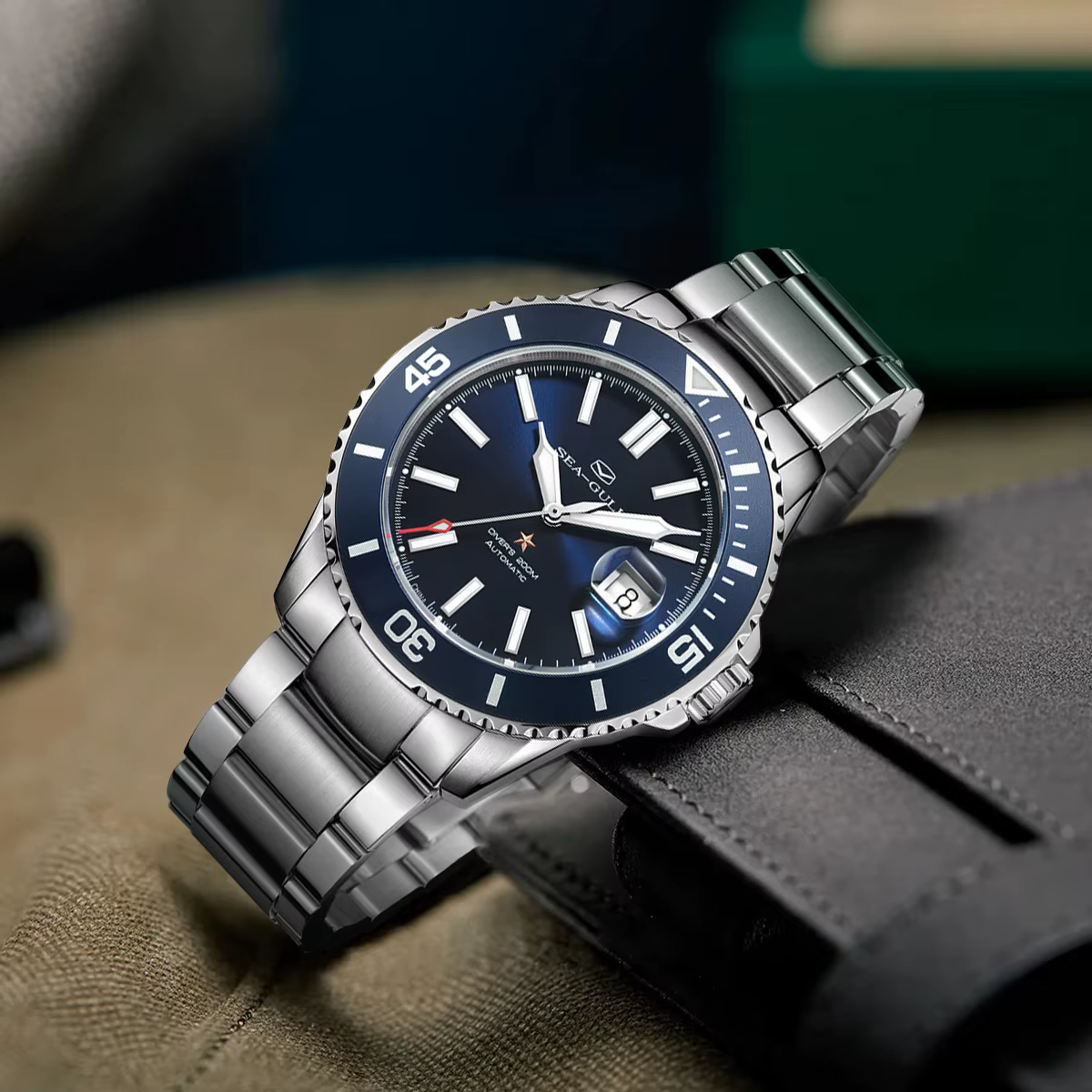 Seaghydrrelogio-Montre mécanique automatique pour homme