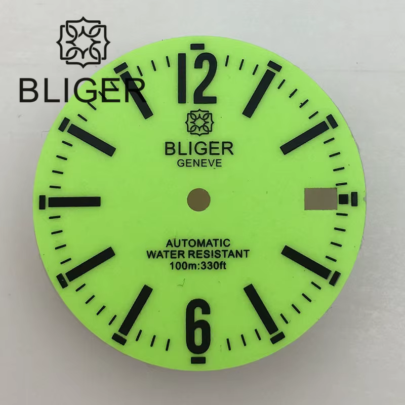 BLIGER – cadran de montre Super lumineux de 29mm
