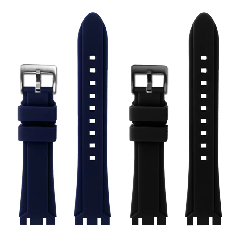 Bracelet de montre en caoutchouc et résine de silicone pour homme