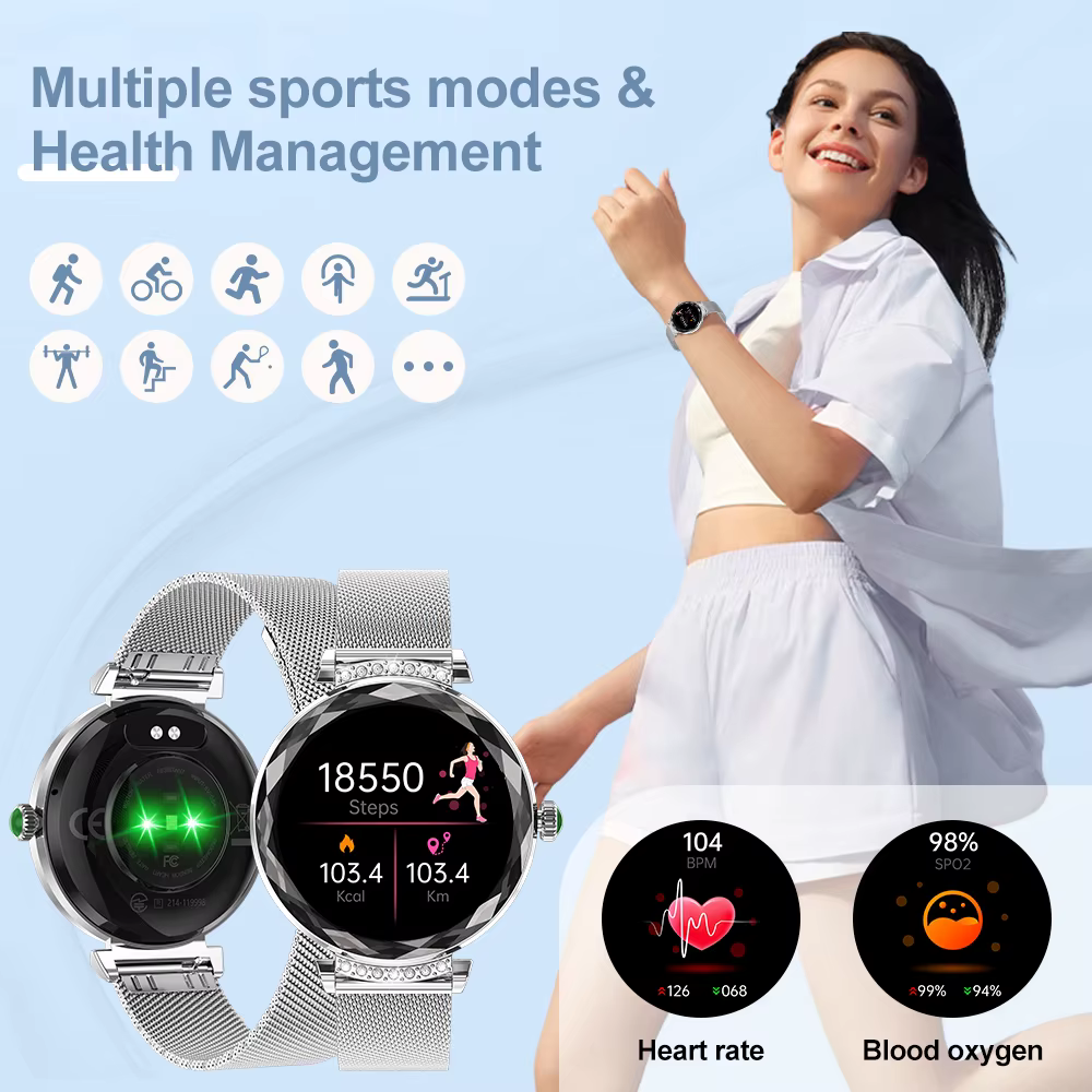 Montre connectée pour femme LIGE 2026