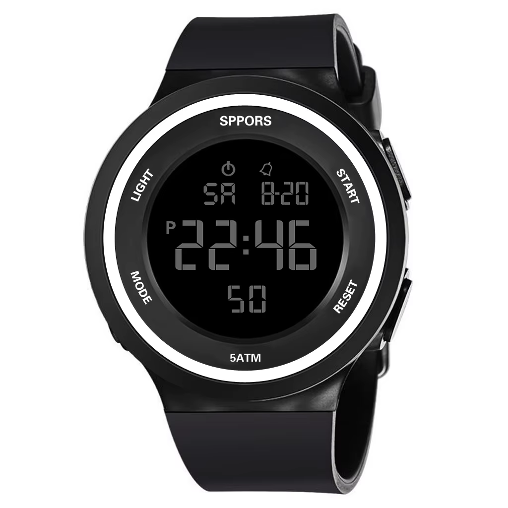 Montre électronique pour homme et femme