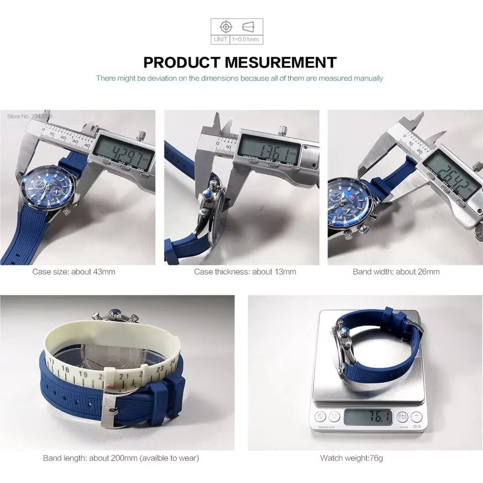 Montre-bracelet analogique à quartz sport décontractée Brighter Day large multifonction MF0627G 2026 MINI FOCUS