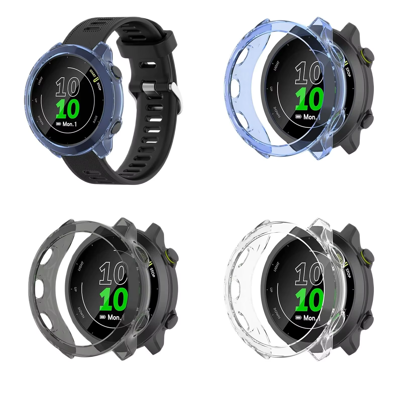 Étui de protection complet pour Garmin Forerunner 55 158