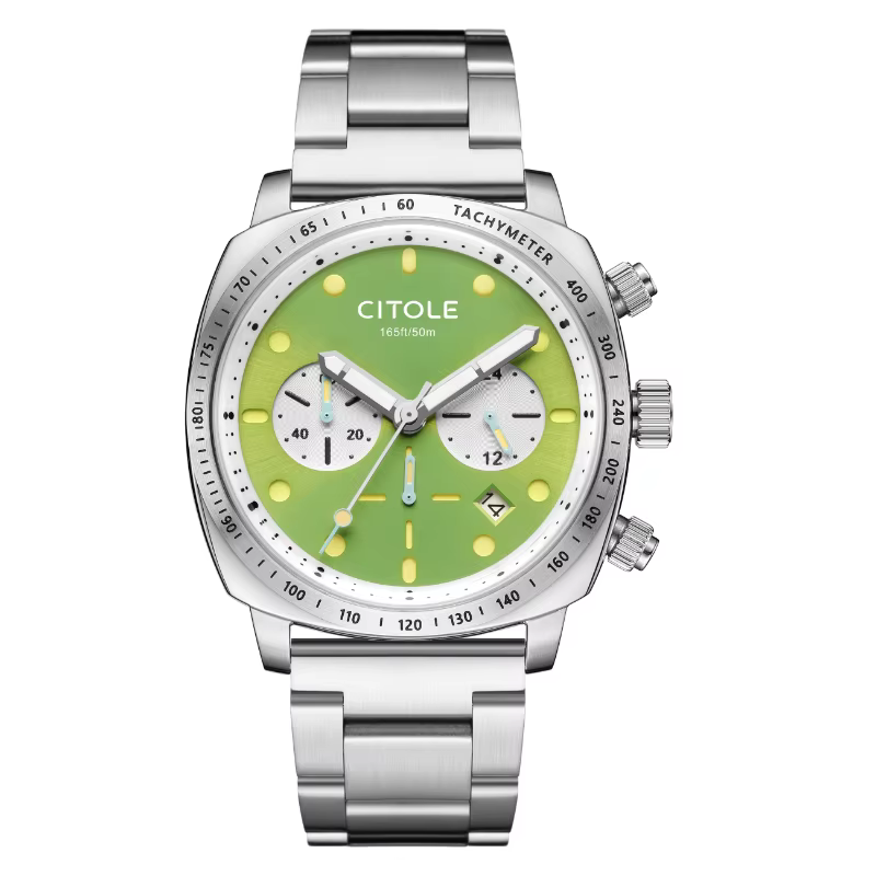 Montre chronographe CITOLE originale TMI VD53B avec verre saphir