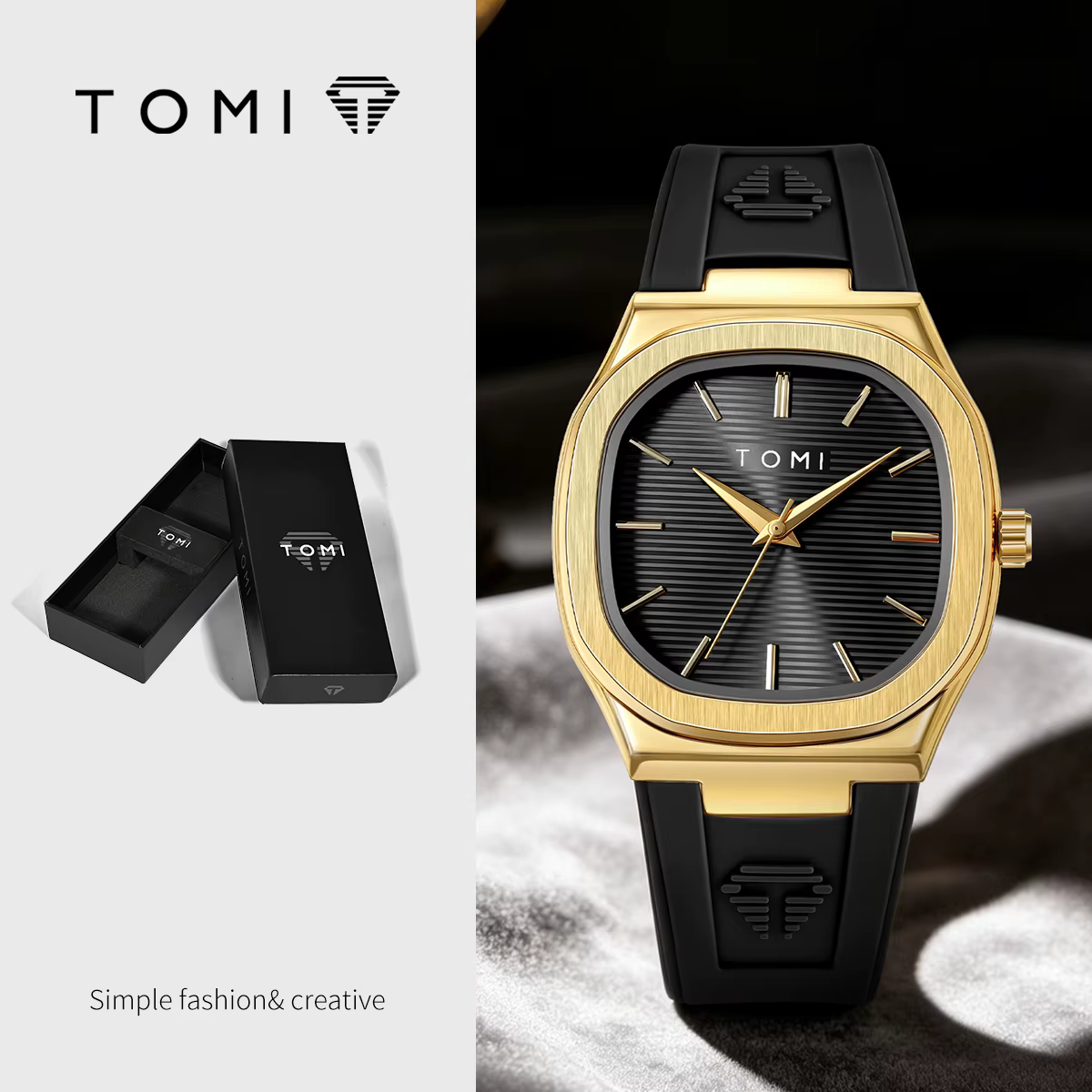 Montre à quartz pour homme TOMI 2026