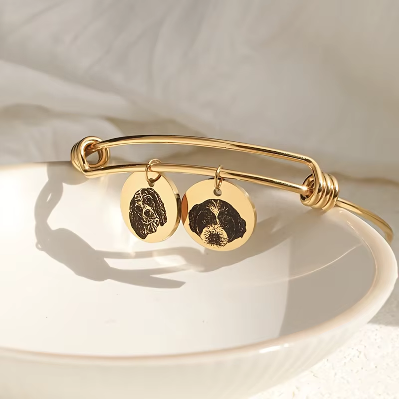 Bracelet personnalisé avec avatar d'animal de compagnie