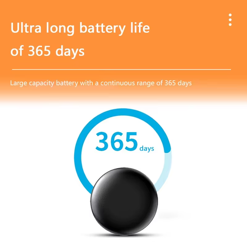 – traceur GPS intelligent Airtag Bluetooth 5.3, fonctionne avec le système Android iOS, Mini localisateur d'étiquette d'air, sac