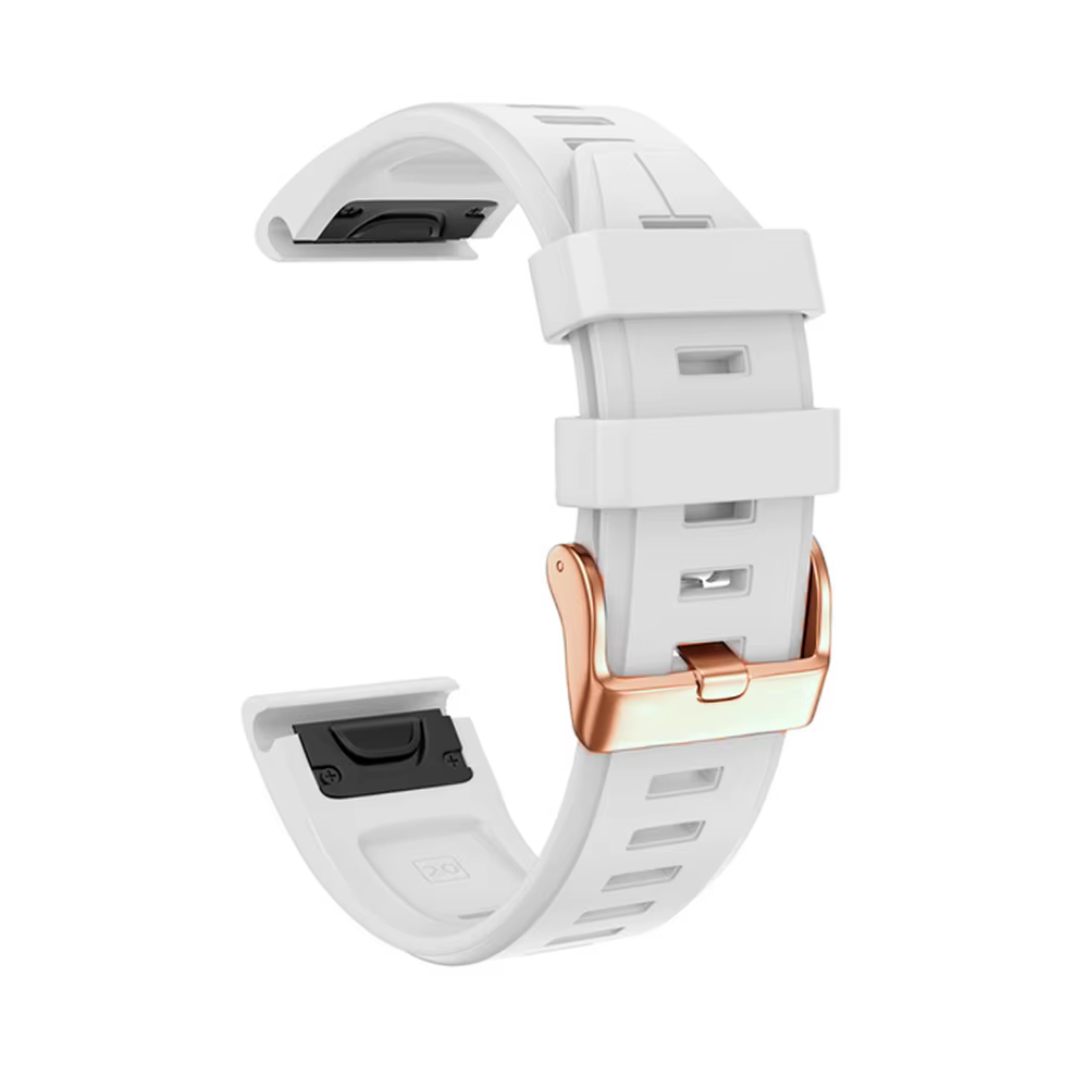Bracelet de montre intelligente à boucle en or Rose de 20mm pour Garmin Fenix 7S 6S Pro 5S Plus