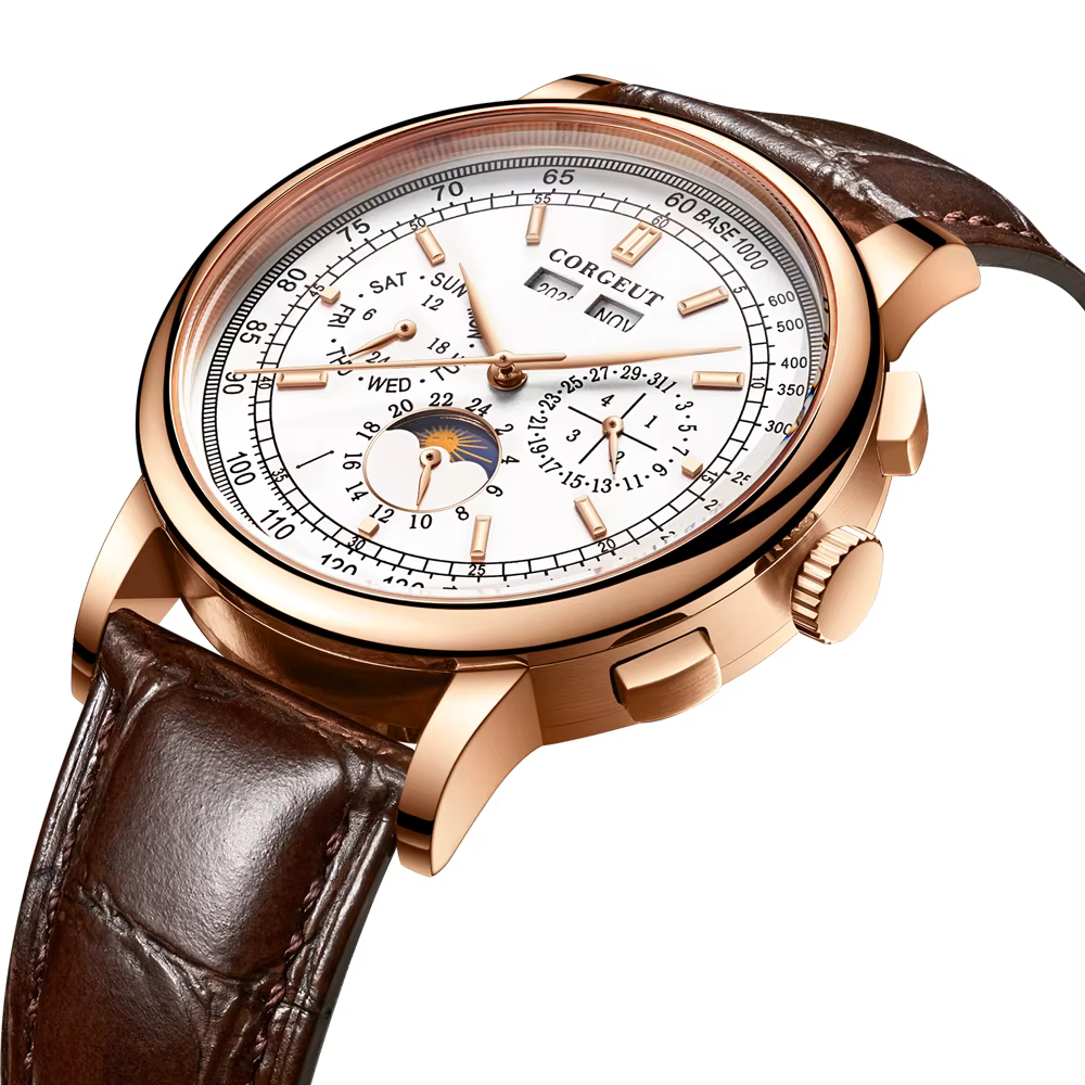 CORGEUT – montre mécanique automatique de luxe pour hommes