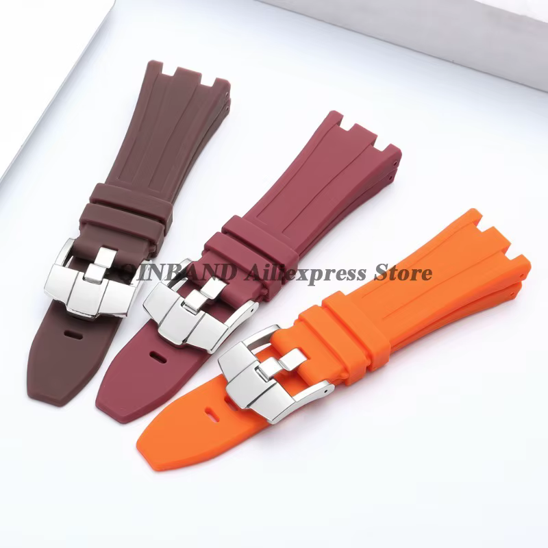 Bracelet de montre en caoutchouc Royal Oak 26mm