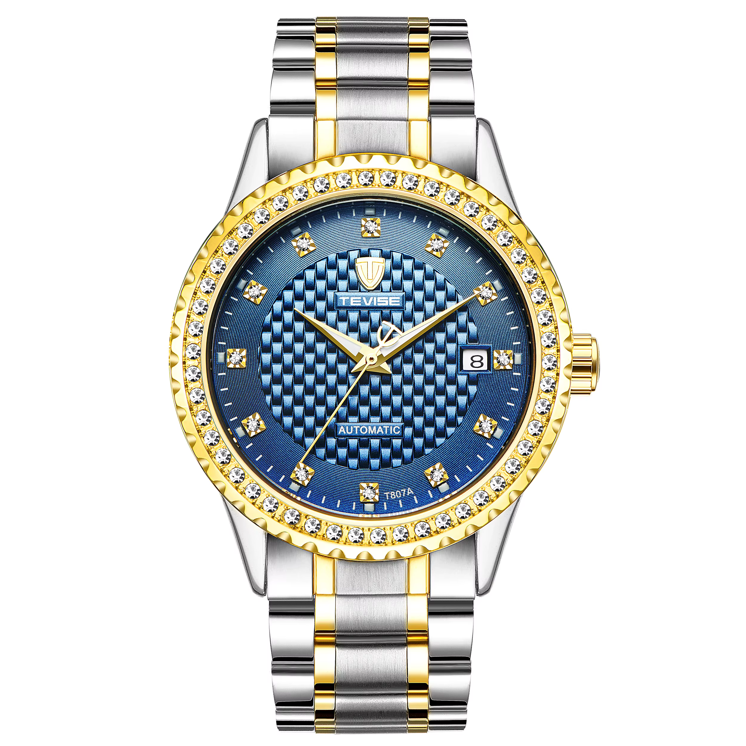 TEVISE montre mécanique automatique pour hommes en acier inoxydable marque montre étanche avec calendrier montre de luxe lumineuse