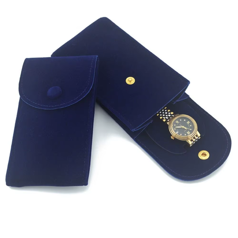 Nouvelle pochette de montres en flanelle