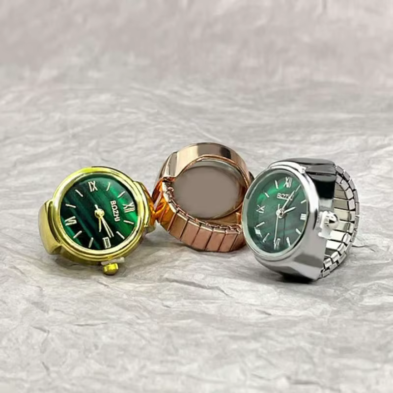 Montre Bague à Doigt Tendance : Accessoire de Mode Créatif