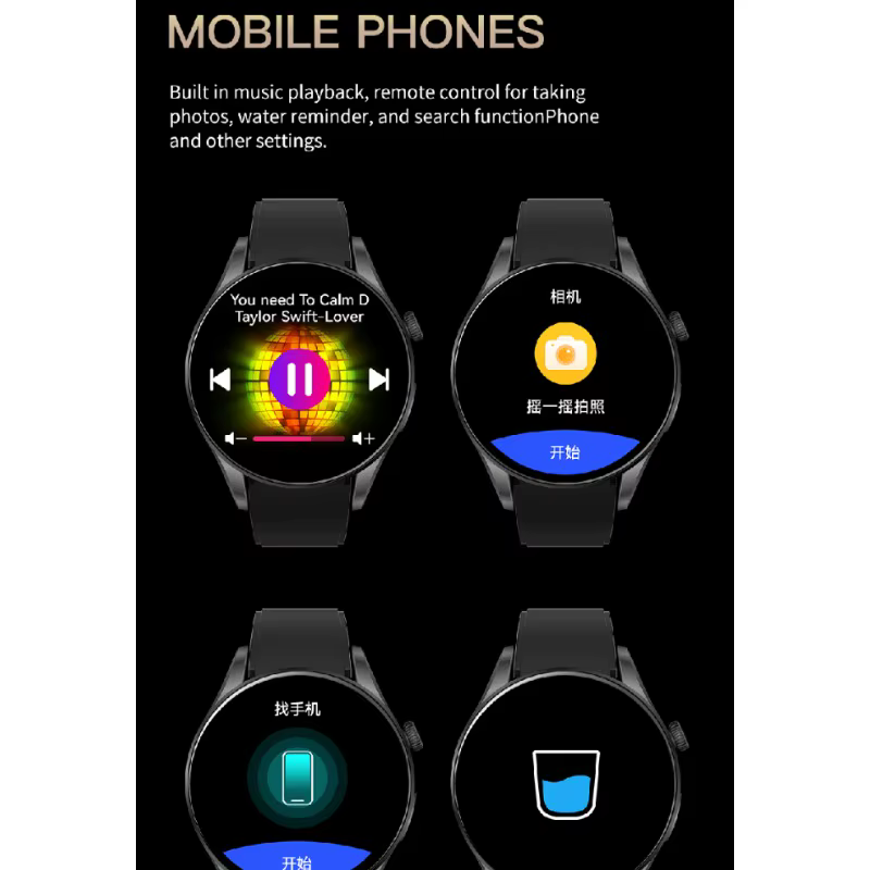 Nouvelle montre intelligente 4G BW16 : WiFi | GPS | Android IOS | Écran de 1