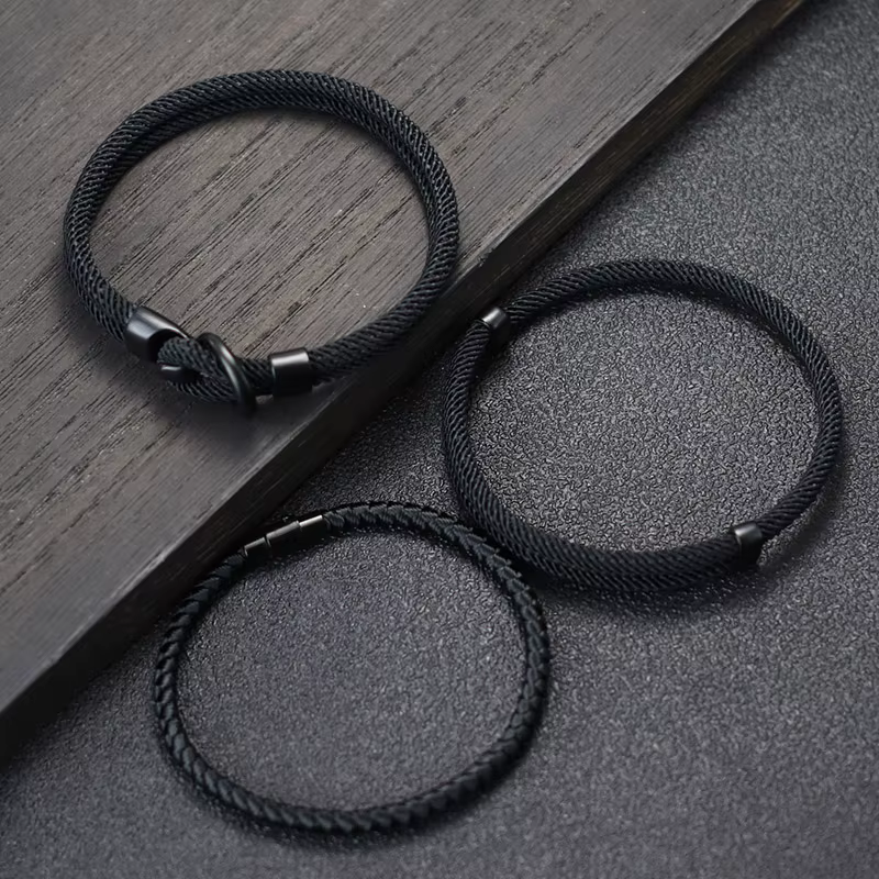 Ensemble de bracelets porte-bonheur pour hommes