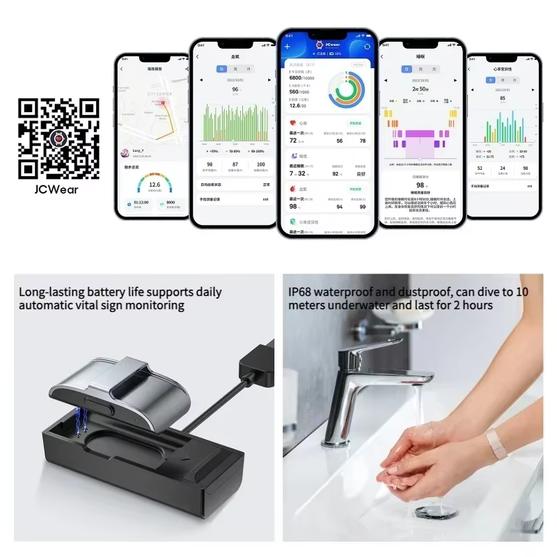 2208A Bracelet intelligent fréquence cardiaque tensiomètre podomètre Sport Fitness Tracker pour hommes femmes