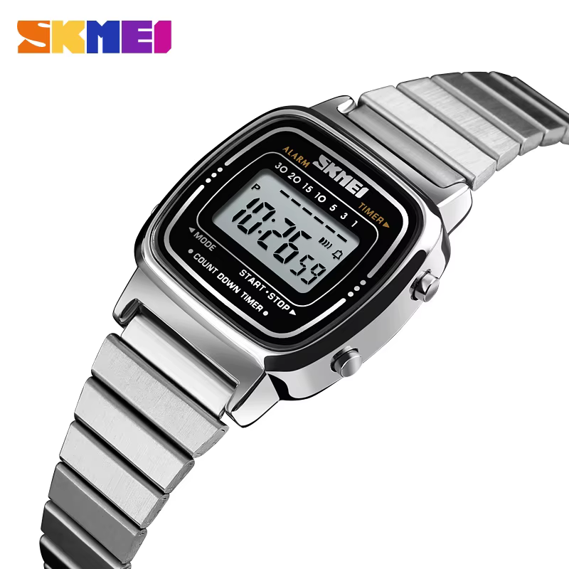 SKMEI 1901 petit cadran montre numérique Relogio Feminino mode Sport