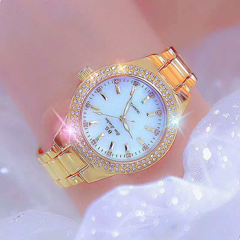 Montres-bracelets en acier inoxydable pour femmes