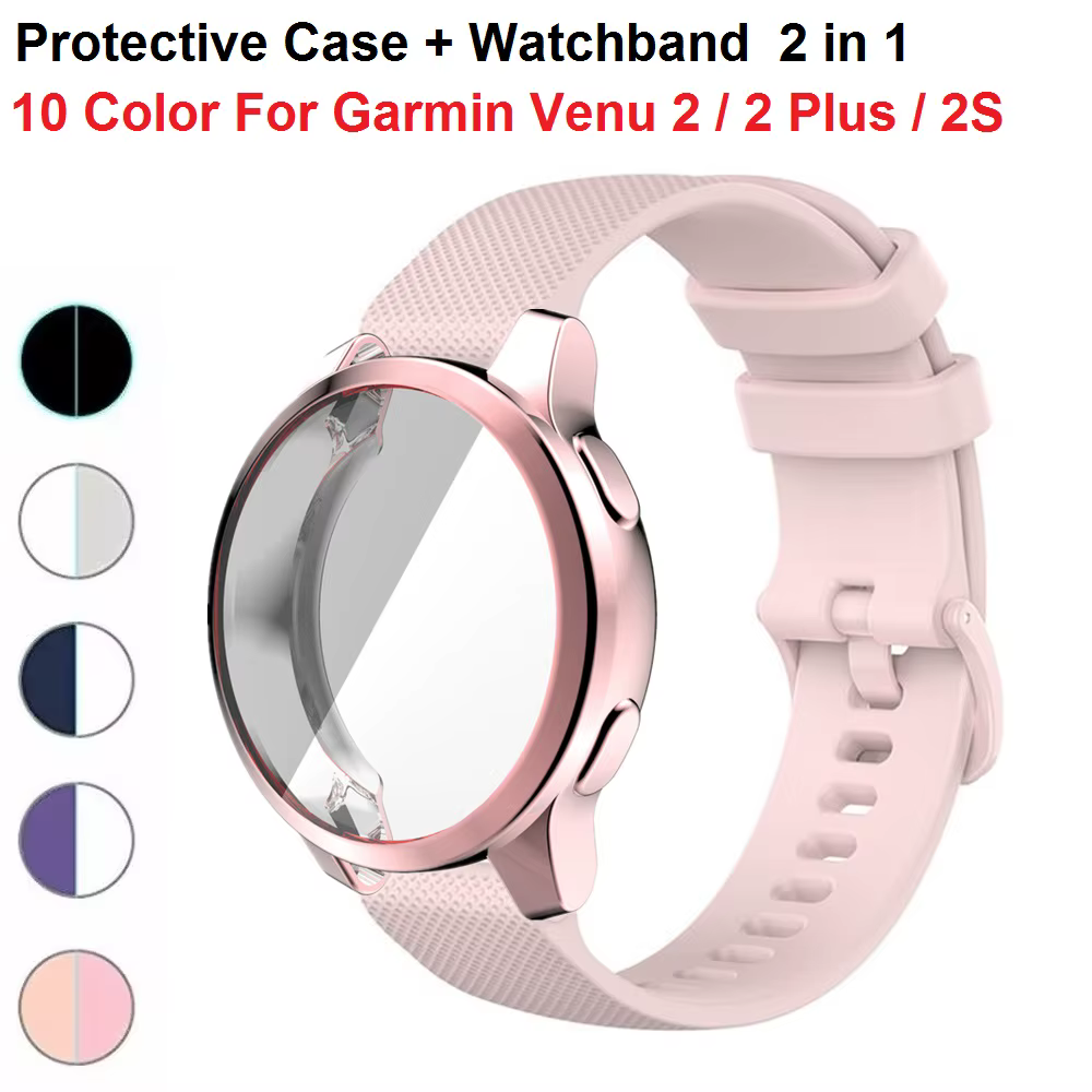 Étui 2 en 1 + Bracelet pour Garmin Venu 2S 2 Plus 3