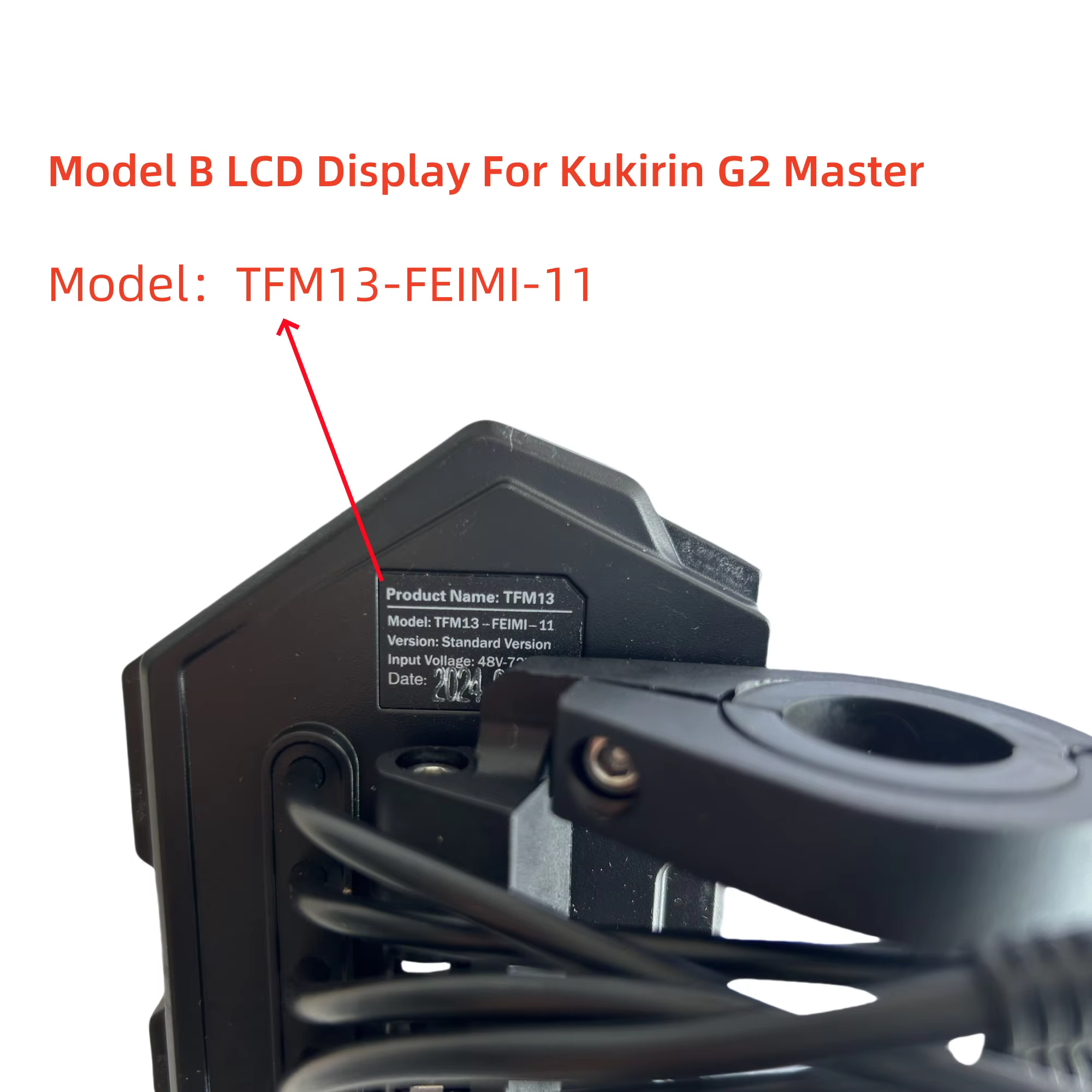 Écran LCD pour scooter électrique Kukirin NipMaster Prada, accessoires de compteur numérique d'origine