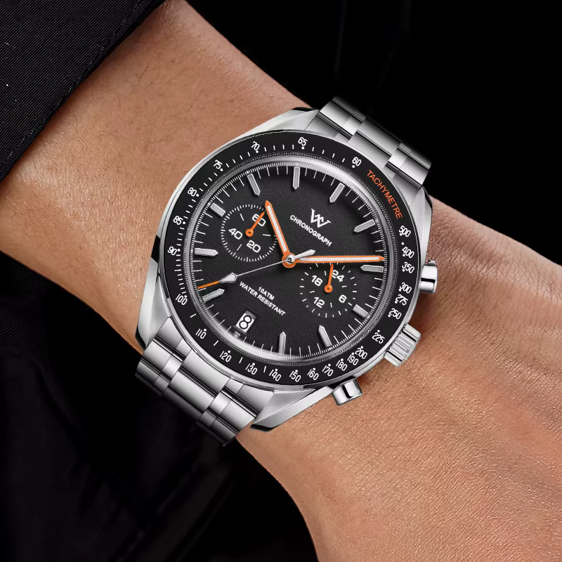 WM montre hommes chronographe