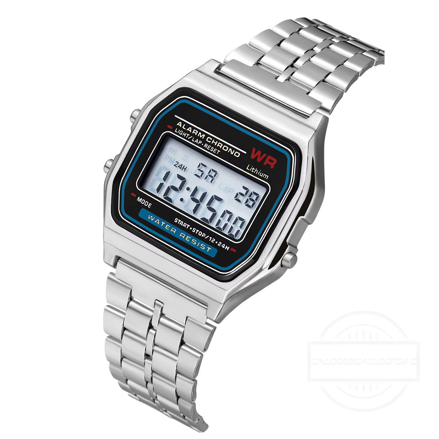 Montres numériques LED de luxe pour hommes