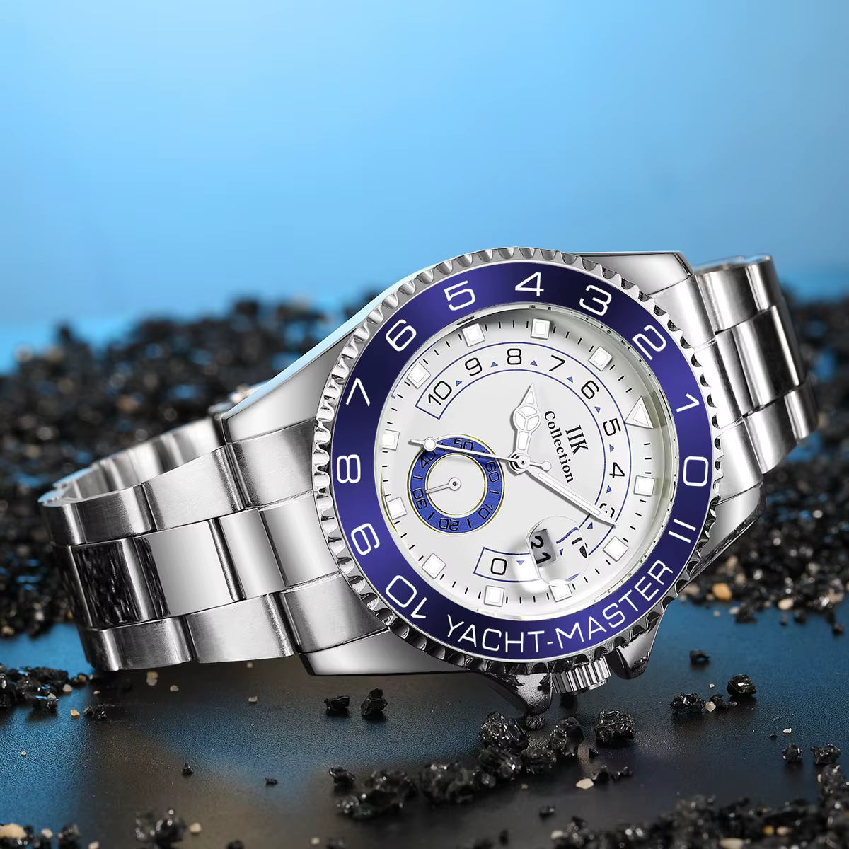 Montres de sport d'affaires de marque de luxe pour hommes 2025 montre en acier à Quartz inhabituelle de mode masculine pour homme montre-bracelet cadeaux reloj hombre